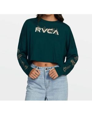 RVCA Cloud Long Sleeve Tee - Green