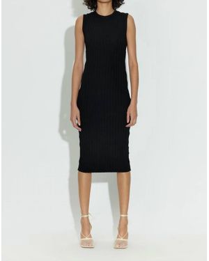 Cotton Citizen Capri Cutout Tank Dress - Black