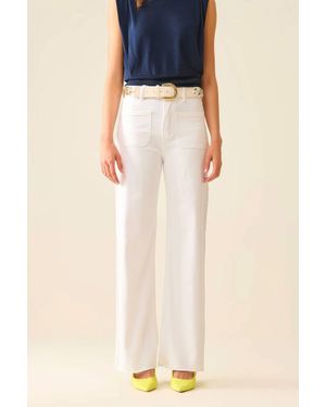 Q2 Stretch Straight Leg Pants - Blue