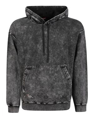 DIESEL S-Boxt Tuk Washed Cotton Sweatshirt - Gray