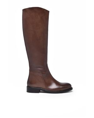METISSE Leather Boots - Brown