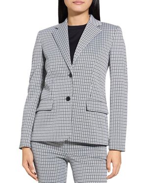 Theory 2-Button Blazer - Gray