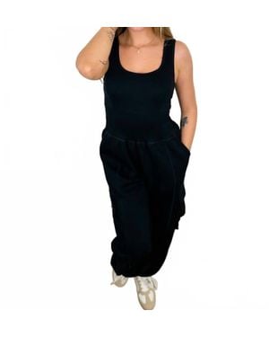 Blakeley I'M All Set Rayon Blend Jumpsuit - Blue