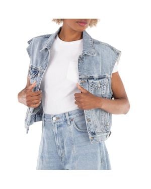 Agolde Ladies Immortal (Pale) Charli Vest - Blue