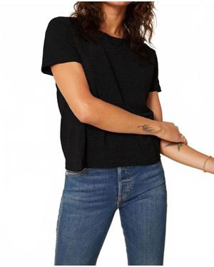 AMO Twist Crewneck Tee - Black