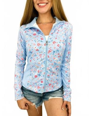 Blakeley It's Meant To Be Long Sleeve Zip Up Jacket - Blue