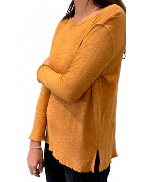 Gerties Longsleeve Crew Tee - Orange