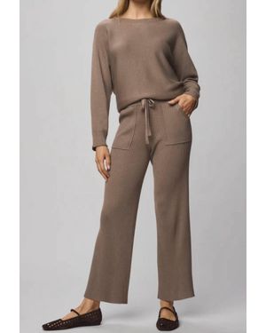 Splendid Georgie Rib Pant - Natural