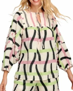 Pearl & Caviar Karla Long Sleeve Cotton Shirt - Natural