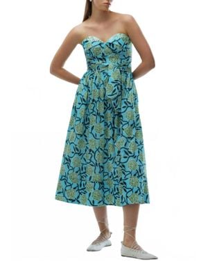 De Loreta Lidia Midi Dress - Green