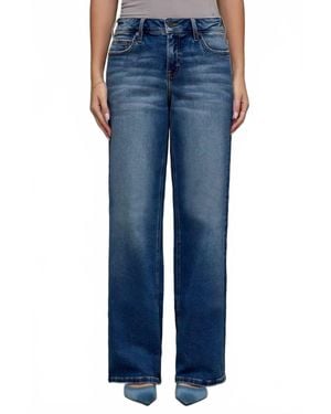 Hidden Jeans Inseam High Rise Logan Dad Jean - Blue