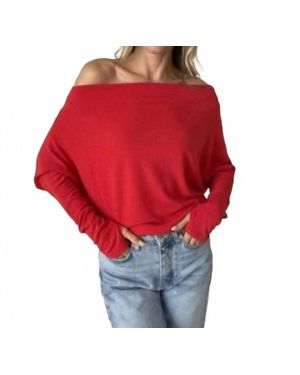 Six Fifty Anywhere Long Sleeve Top - Red