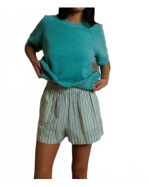 PERFECTWHITETEE Julie Poplin Short - Green