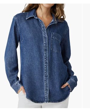 Bella Dahl Denim Button Up Shirt - Blue