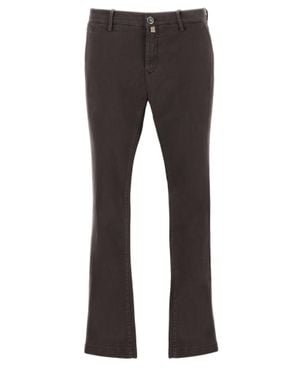 Jacob Cohen Stretch Cotton-Blend Pants - Gray