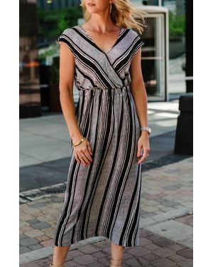 Bobeau printed wrap maxi dress hotsell