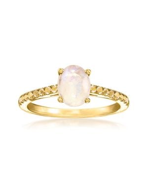 Ross-Simons Moonstone Birthstone Ring - Metallic