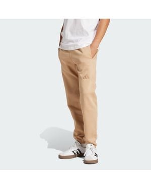 adidas All Szn Fleece Regular Tapered Pants - White