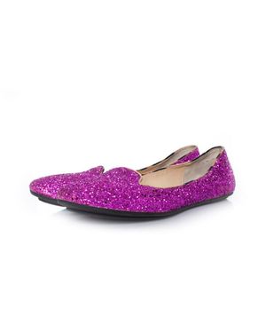 Roberto Cavalli Glitter Loafers - Purple