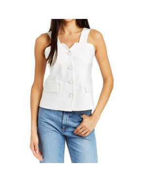 Drew Billie Cotton Stretch Vest - Blue