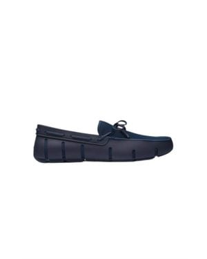 Swims Braided Lace Loafers - Blue