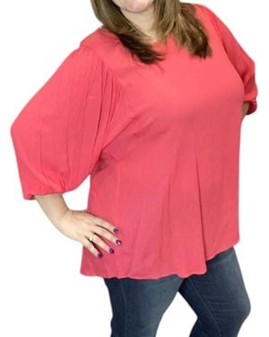 Honeyme Me Dolman Tunic Top - Pink