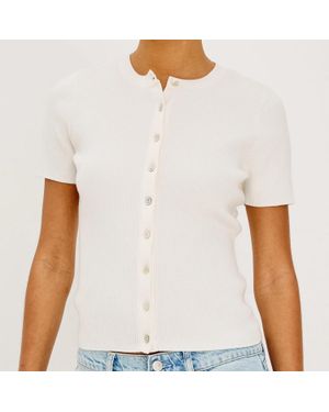 Rails Bonnie Short Sleeve Top - White