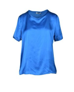 Think! Viscose Rayon Blouse - Blue