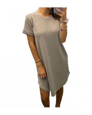 Kld. Signature French Terry Dress - Natural
