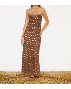 BOTEH Bias Slip Dress - Brown