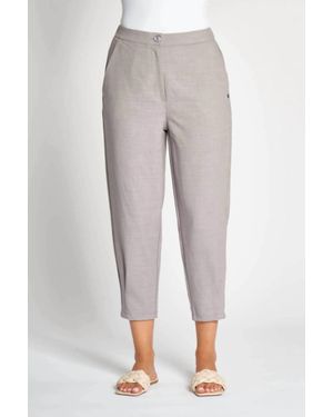 Zhrill Zhborda Ankle Length Pants - Gray