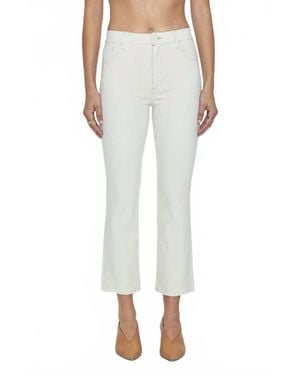 Pistola Lennon High Rise Cropped Boot Cut Jeans - White