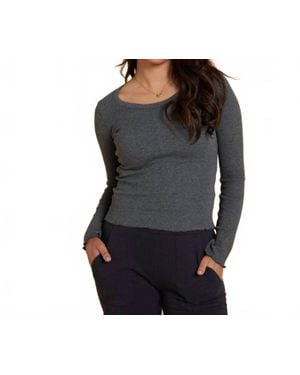 Known Supply Jill Long Sleeve Top - Black