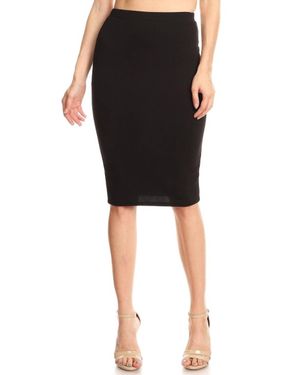 Moa Collection Pencil Skirt - Black