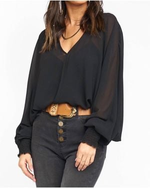 Show Me Your Mumu Max Bodysuit - Black