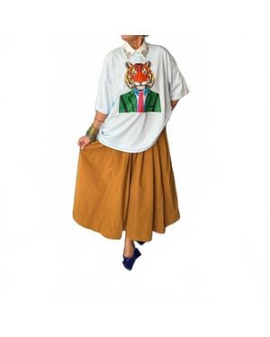 Muse Easy Tiger Graphic Tee - Brown