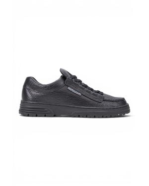 Mephisto Cruiser Leather Chestnut Walking Shoes - Black