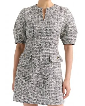 Cartolina Nantucket Petra Mini Dress - Gray