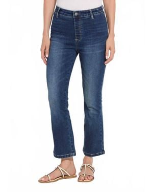 Lyssé Ankle Estelle Flare Denim - Blue