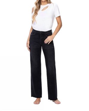 Flying Monkey High Rise Dad Jean - Blue