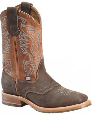 Double H Boot Field Flex Roper Western Boot - Brown