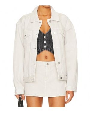 Abrand Jeans Slouch Jacket - White