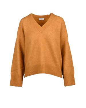 Ballantyne V-Neck Pullover - Orange