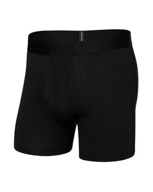 Saxx Underwear Co. Droptemp Cooling Cotton Boxer Brief - Black