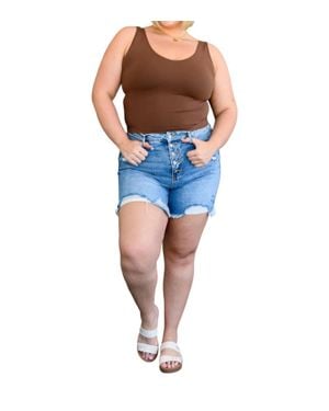 Yelete Carefree Seamless Reversible Tank - Blue