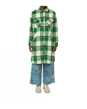 FRNCH Solar Woven Coat - Green
