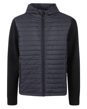 Belstaff Quilted Front And Knitted Back Jacket - Blue