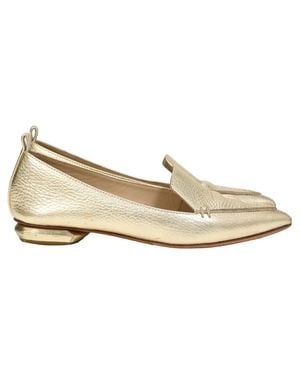 Nicholas Kirkwood Pointed Ballet Flats - White