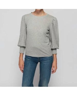 Nation Ltd Loren Peasant Tee - Gray