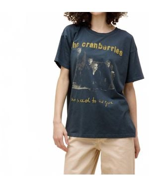 Daydreamer The Cranberries No Need To Argue Merch Tee - Blue